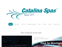 Tablet Screenshot of catalinaspas.com
